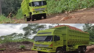 DUMP TRUCK HINO 500 RC || DI TANJAKAN MAUT HAMPIR GAGAL NANJAK FULL MUATAN