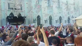 England Fans Sing Don't Take Me Home