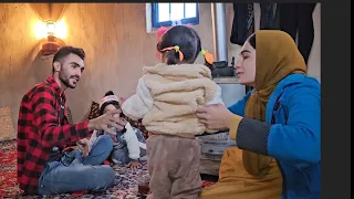 "Covering the roof of the bathroom and toilet" by a nomadic couple