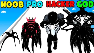 Alien Escape Run in NOOB vs PRO vs HACKER vs GOD