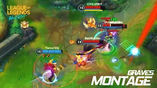 Wild Rift GRAVES Montage - Best GRAVES Plays | LoL Wild Rift Montage