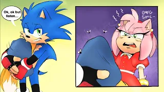 Sonic and Amy's Baby - Sonic Comic Dub (Sonic AU Comic)