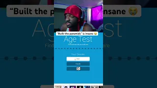 Burnt Biscuit Takes Age Test And Trys to beat Old Head Allegations... #caseoh #streamer #exposed