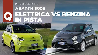 Abarth 500e: la abbiamo provata in pista. Ecco come va lo scorpione elettrico!