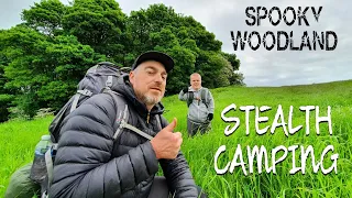 SPOOKY WOODLAND STEALTH CAMPING WITH LITTLE MICK