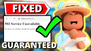 How To Fix Roblox Error 503 Service Unavailable