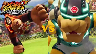 Mario Strikers: Battle League - Team Donkey Kong vs Team Bowser - Jungle Retreat