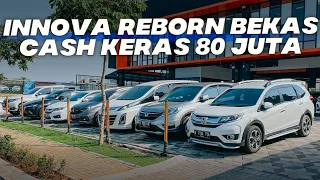 INNOVA REBORN DIESEL BEKAS MURAH SHOWROOM DENGAN STOK MOBIL SOLAR TERBANYAK TINGGAL PILIH CASH 80 JT