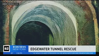 Teen boys rescued after getting stuck in a tunnel in Edgewater, N.J.