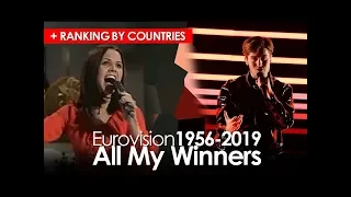 Eurovision 1956-2019 | My winner by year