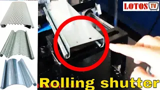 【 Rolling shutter machine 】: SHUTTER DOOR Roll Forming machine "Best design 2019"