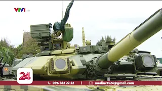 Cận cảnh dàn vũ khí "khủng" được Bộ Quốc phòng trưng bày tại Thái Nguyên | VTV24