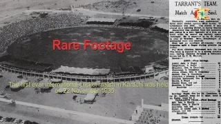 Australia VS Sindh 1935-Rare cricket footage| 1st Cricket Match in Karachi-1935| Highlights| FNCTV