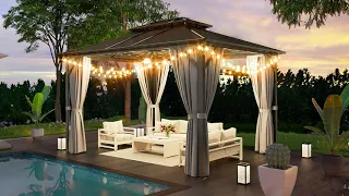 G30005GR 10'x 12' Hardtop Gazebo