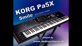 KORG Pa5X Demo Smile von Charlie Chaplin live played by Soundstudio www.AndreSchurna.de