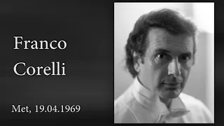 Franco Corelli - L'anima ho stanca (Adriana Lecouvreur) LIVE Met, 1969