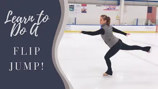 How To Do A Flip Jump - In Figure Skates!