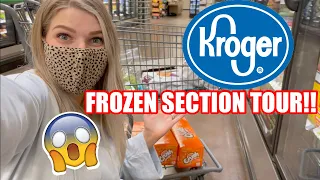 *NEW* KROGER GROCERY HAUL! (huge frozen section tour!!!!) // Rachel K