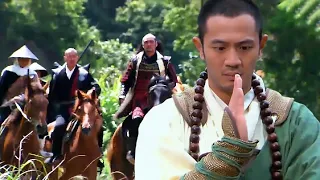 【Kung Fu Monk Movie】 Kung Fu Monk vs. Japanese Pirate Army. One man vs one army.