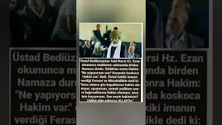 Said Nursi'nin Mahkeme'de Hâkime Verdiği Cevap. 162