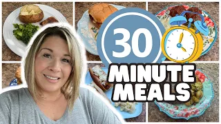 6 Quick & EASY Recipes that take 30 MINUTES or LESS! | PERFECT for a BUSY week!