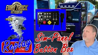 Sim-Panel Button Box ETS2 All-Europe Challenge Members Live Stream Replay