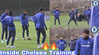 Chelsea Training Today🔥Mason Mount & Reece James Returns✌️Kante,Mudryk spotted👍Potter leads,Fofana