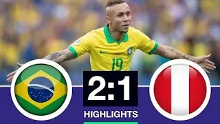 Brazil vs Perú 2-1 - Highlight & Goals (07-07-2019) HD Maç Özeti