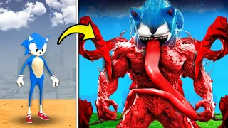 EVOLUI O SONIC para o SONIC-CARNAGE +FORTE DO GTA 5!!