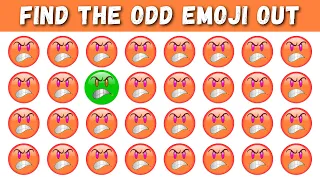 How Good Are Your Eyes #003 l Find The Odd Emoji Out l Emoji Puzzle Quiz