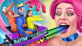 Roblox Rainbow Friends vs Mommy Long Legs! / Quarto Secreto Debaixo da Cama!