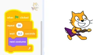2 frame Animation on Scratch | easy and simple | #scratch #coding #animation