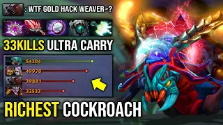 You Know It's a Hard Carry Cockroach When Weaver Had More Gold Than Alchemist & Ursa EPIC DotA 2