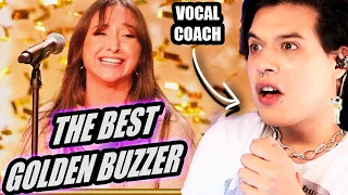 GOLDEN BUZZER!!! Sydnie Christmas - 'Tomorrow' | Reaccion Vocal Coach | Ema Arias