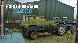 Classic Silage - Ford 4000/5000 at Glarryford Silage Day 2023 #oldschool #silage