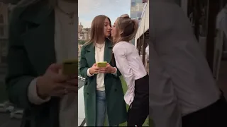 kissing prank | Kissing prank compilation | Kissing prank tiktok challange |  #prank #Shorts part 6