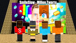 REAKCJA KRÓLOWEJ PSZCZÓŁ, SEBKA, ALKA na TELEDYSK SMILESLOW - MILION TWARZY w Minecraft!