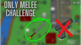 Melee only challenge!!! No guns allowed. Suroi.io