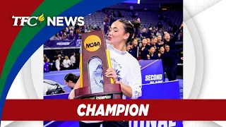 PH Olympian Aleah Finnegan celebrates NCAA championship | TFC News California, USA