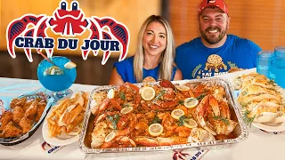 Crab Du Jour's $500 Crazy Cajun Seafood Challenge w/ Katina Eats Kilos!!