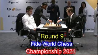 " Blunder @ this level " World championship 2021 | Carlsen - Nepomniachtchi | Round 9