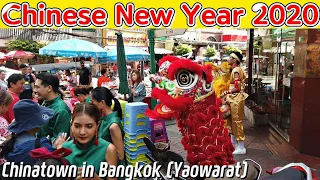 Chinese New Year in Thailand 2020 / Walk around Chinatown in Bangkok (Yaowarat Road)