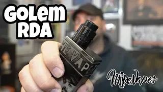 Airflow Beast! Golem Rda Review - Coil & Wicking Tutorial