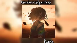 Somewhere only we know - Keane (sped up)