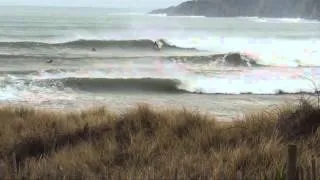 Bantham Surf Longboarding 6ft session - 10th March 2013