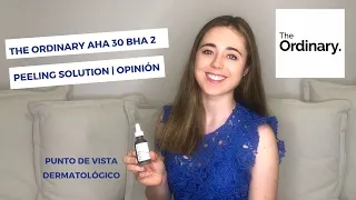 THE ORDINARY AHA 30  BHA 2 PEELING SOLUTION | DERMATOLOGÍA: Rutina The Ordinary para acné
