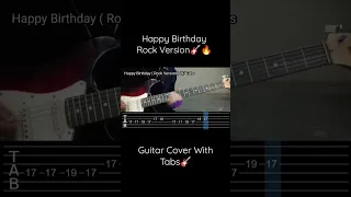 Happy Birthday Song ( Rock Version // Guitar Cover With Tabs | Guitar Tutorial | JL Guitar Music