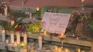 Grieving students create memorial to honor victims of UNC Charlotte shooting