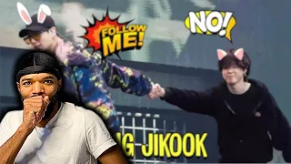 BTS JiKook MOMENTS REACTION - Hilarious and loving