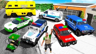 Collecting RARE SECURITY CARS in GTA 5!